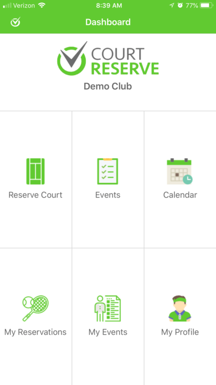 Mobile App Dashboard Mobile App Dashboard